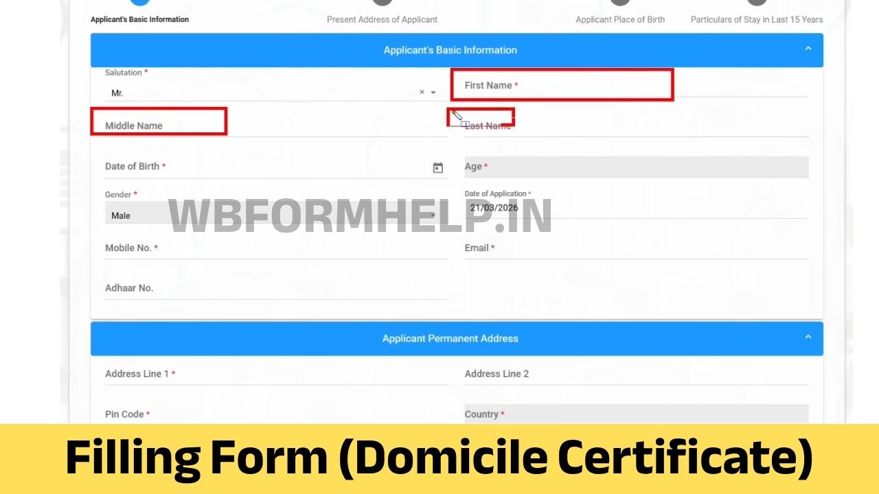E - District 2.0 Portal - SDO Domicile Certificate - apply online