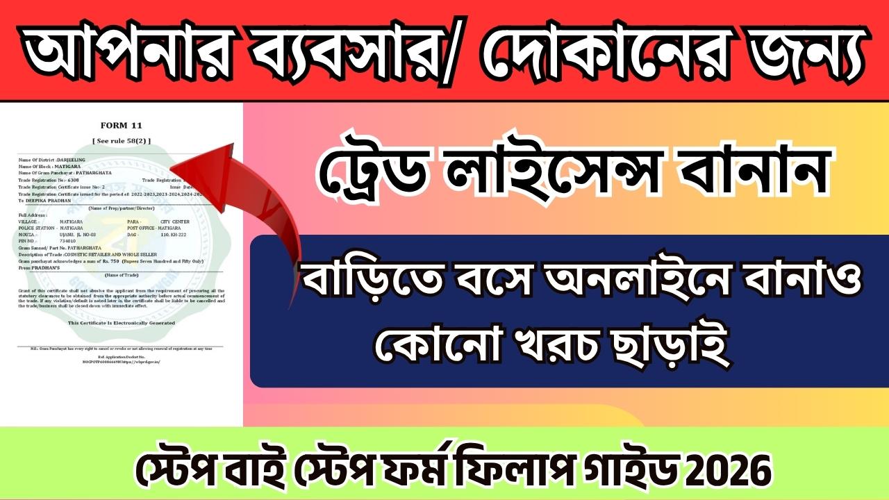 Trade License Online Apply 2026